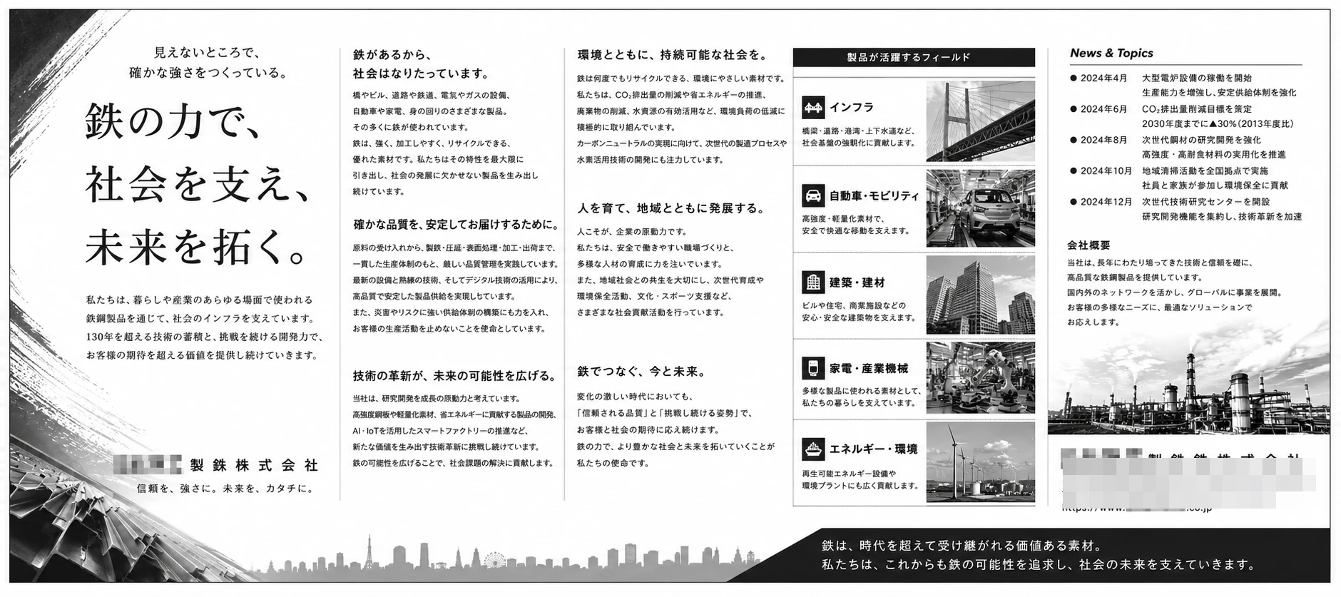 鉄鋼関連企業広告